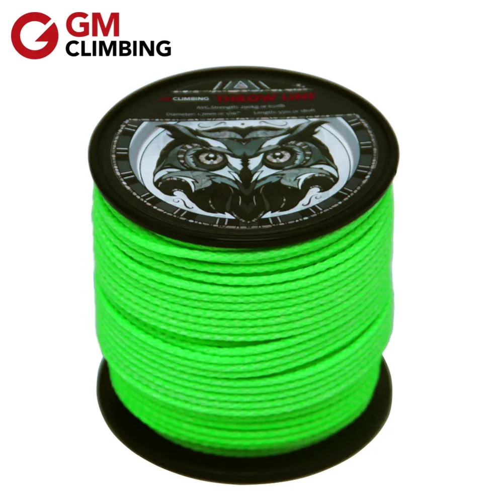 Kopen Boom Klimmen Touw 180ft 650lb Arborist Gooi Lijn 1.7mm Hoge Sterkte UHMWPE Boom Klimmen Apparatuur Backpacken Wandelen Cord