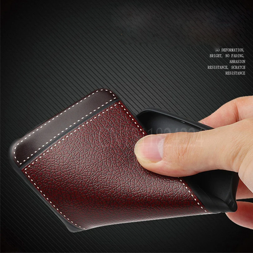 For Nokia 6 2018 Nokia 6.1 Case Cover Leather texture Silicone Soft TPU Phone Cases For Nokia 6 2018 TA-1068 TA-1050 TA-1043 TA-1016 Bag (3)