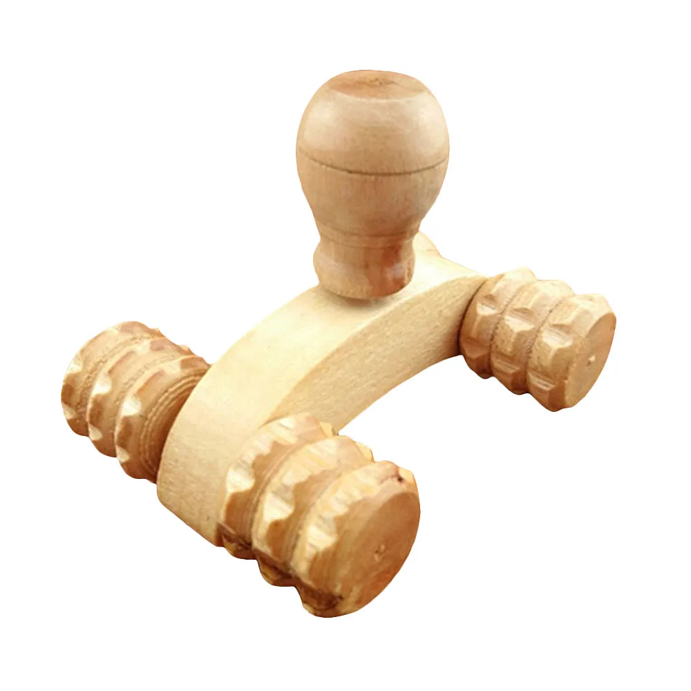 

Facial Massage Wooden Car Roller Massage Reflexology Hand Foot Back Body Therapy Relaxing Gifts Drop Shipping 3j05