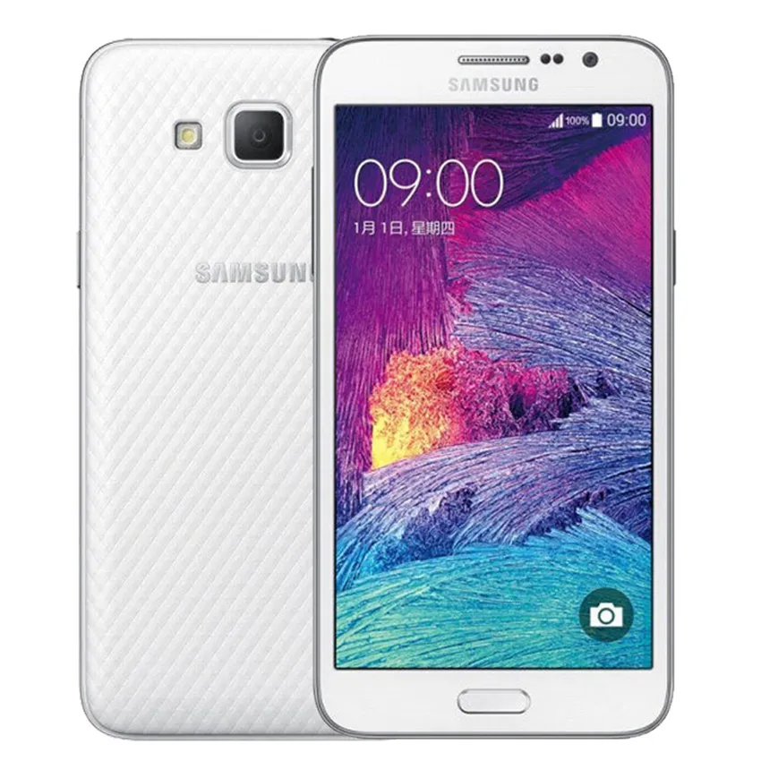 Original Unlocked Samsung Galaxy Grand Max G7200 16GB ROM 1.5GB RAM 5.25 Inch 13.0MP LTE Dual SIM Cards Refurbished Smartphone - Color: White