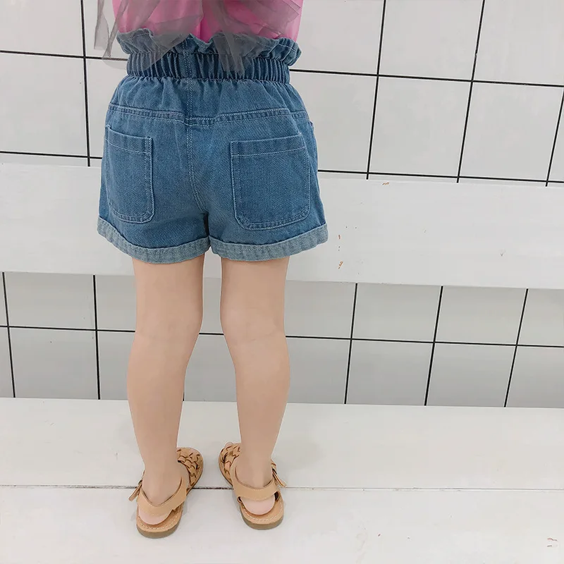 Curtas para o Bebê Verão Nova Chegada Estilo Coreano Algodão Cor Pura Cintura Alta All-match Moda Quente Calças Doce Bonito Meninas 2020 11 High Quality Mamãe e Bebê