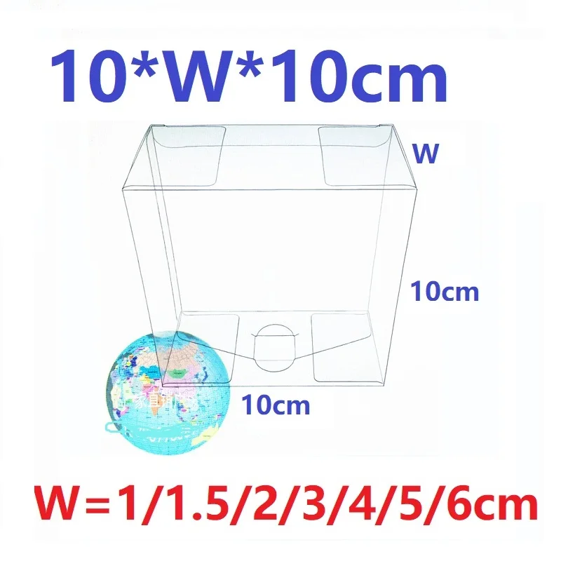 10W10cm Clear Plastic Cupcake Packaging PVC Box Candy Box Container Wedding Party Favors Boxes Gift Boxes Supplies Decoration