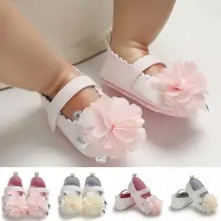 Летняя обувь для маленьких девочек с цветочным рисунком, обувь для малышей, милая обувь с цветочным рисунком, 0-18 месяцев