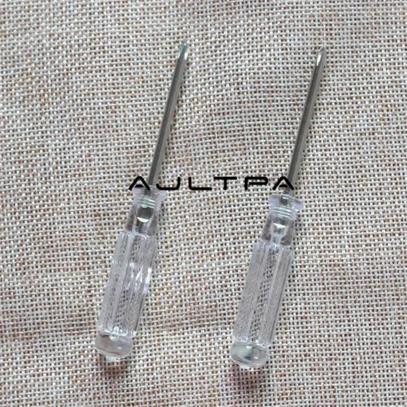

1000pcs 3.0 x 100mm Transparent Handle Screwdriver Repair Hand Tools Precision Screwdriver