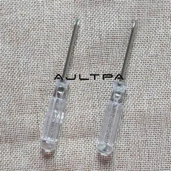 Best 1000pcs 3.0 X 100mm Transparent Handle Screwdriver Repair Hand Tools Precision Screwdriver