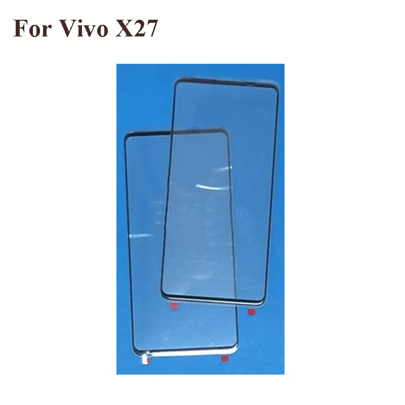 ДЛЯ Vivo X27 X27A переднее ЖК стекло объектив сенсорный экран для X 27X27a внешнее экрана