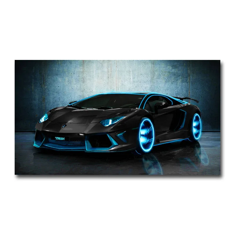 

Super Car Canvas Poster and Print 20x36 60x108 Wall Art Decorative Picture Wallpaper Modern Bedroom Living Room Decoration 001