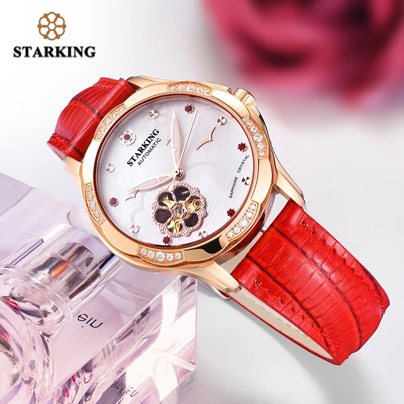 Часы STARKING женские механические с кристаллами и стразами|wristwatch brand|wristwatches