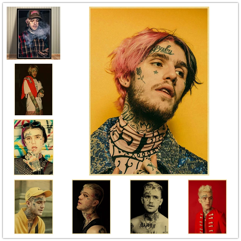 FHGFB 5D DIY「Lil peep Foto」Diamond Painting Kits f/ür Erwachsene Anf/änger,Kunst malerei Strass-Stickerei kreuzstich Kits,Kunst leinwand wanddekoration Geschenke 40x60cm