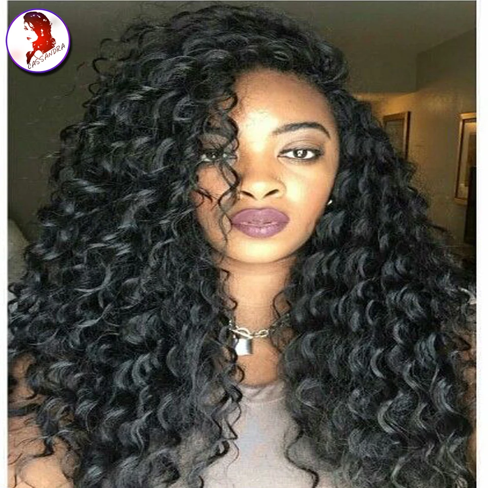 

Brazilian Full Lace Wig With Baby Hair Curly Lace Front Wigs Unprocessed Glueless Human Virgin Hair For Black Women 8A