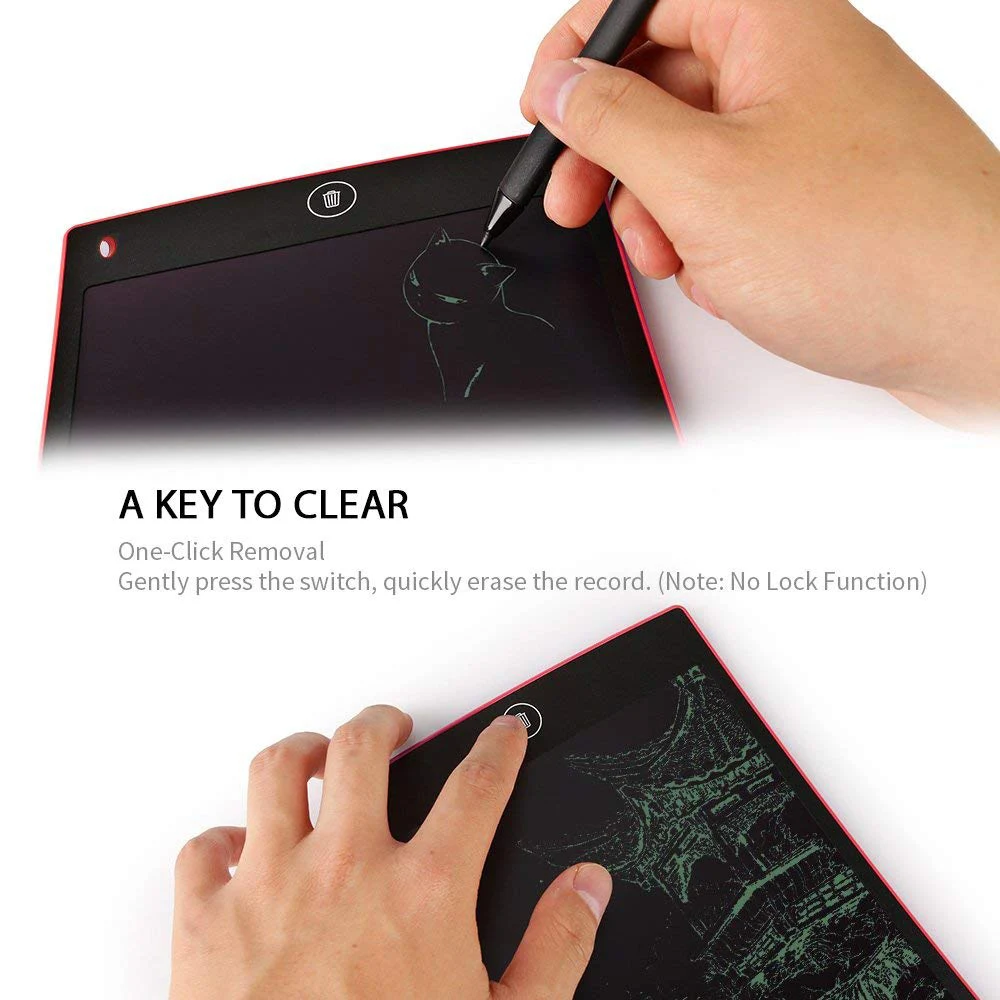 12 inch LCD Writing Tablet Digital Drawing Grafic Handwriting Pads Portable Electronic Graphics Board with pen 2