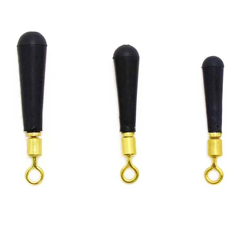 Amlucas 30 قطعة/الوحدة الصيد يطفو مقعد النحاس المطاط تعويم بقية والعتاد كتلة دوران الانجراف الأسماك معالجة ملحقات صيد سمك WE1018