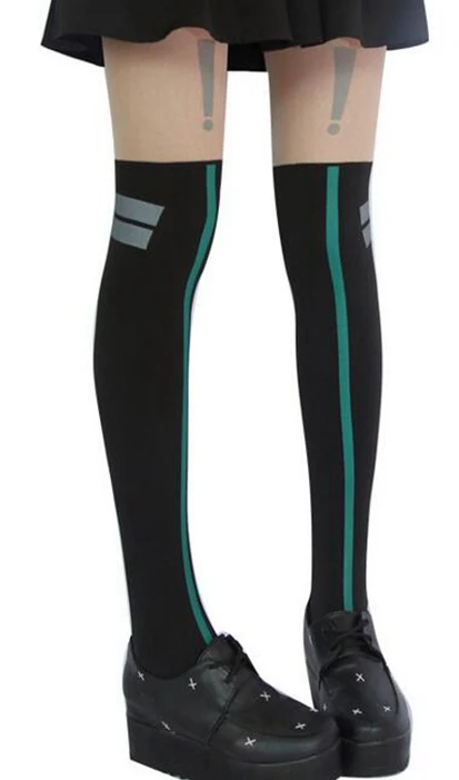 

High Quality Kagerou Project Tights Lady ENOMOTO TAKANE ENE Top Grade Stocking Striped Pantyhose Cosplay/Daily Wear Props