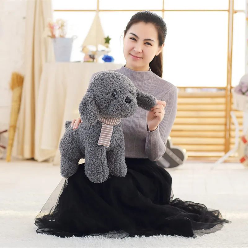 Miaoowa 1pc 25/38cm Cute Dog with Scarf Stuffed Kawaii Plush Toy Cute Doll for Kids Lovely Birthday Gift for Children Girls Miaoowa 1pc 25/38cm Cute Dog with Scarf Stuffed Kawaii Plush Toy Cute Doll for Kids Lovely Birthday Gift for Children Girls