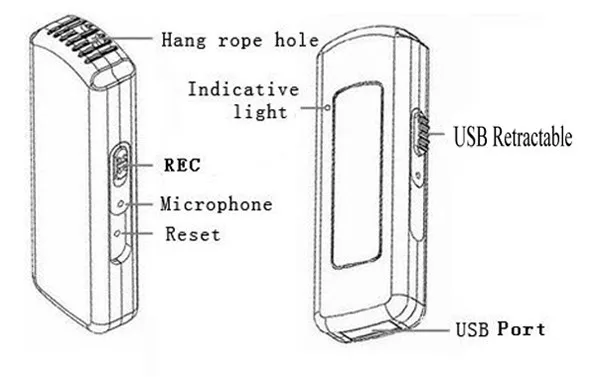 UR-09 voice recorder 1