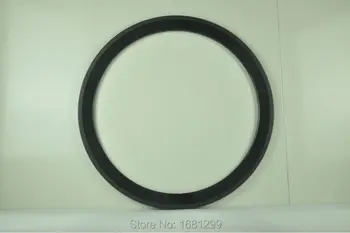 

1Pcs New 700C 50mm tubular rims Road Track Fixed Gear bicycle 3K UD 12K full carbon fibre bike wheelsets rim Free shipping