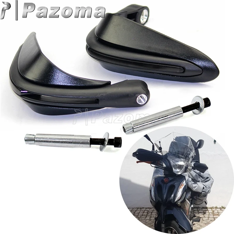 PAZOMA супермото, универсальный ATV Drit Bike 7/" матовый черный Handguard Raptor ручная защита для Suzuki yz WR XR DT KLX CRF rmz DRZ