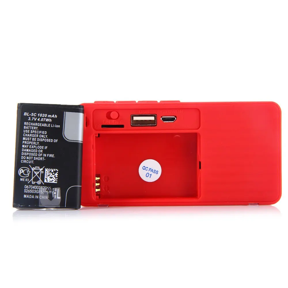 FREZEN Беспроводной мини X3 Bluetooth колонки TF USB FM радио Кассетный стиль Портативный
