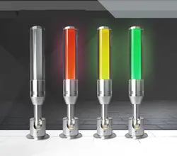 Новая светодиодная Трехцветная индикаторная лампа 3 цвета в 1 слойной машине Предупреждение льная лампа для мастерской сигнальный зуммер 24