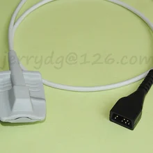 Совместимость SpO2 датчик для Nonin пульсоксиметр, взрослые мягкий силиконовый зонд, 7 контактов