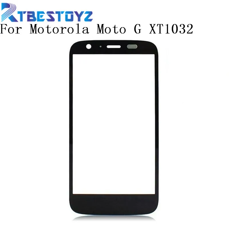 Передняя внешняя стеклянная линза RTBESTOYZ замена экрана для Motorola Moto G XT1032 |