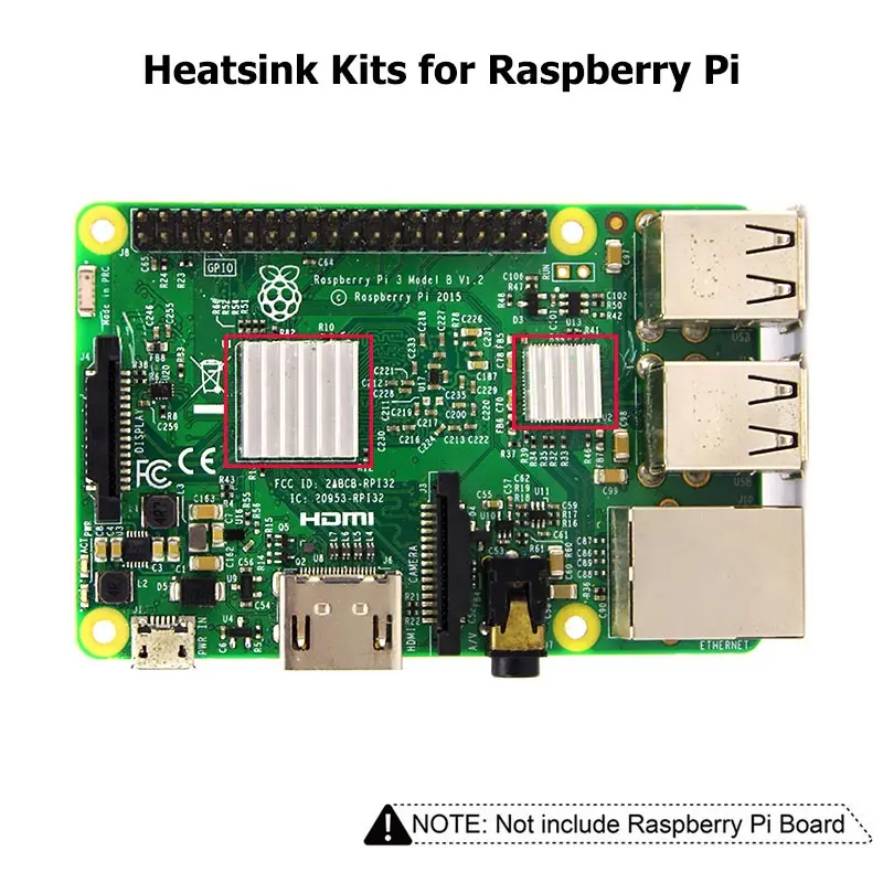 Рисунок 3 - Комплект радиаторов Elecrow для Raspberry Pi