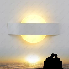 7 Вт светодиодный настенный светильник лампа с креплением 2835 SMD осветительный, акриловый Крытый настенный светильник Спальня Гостиная