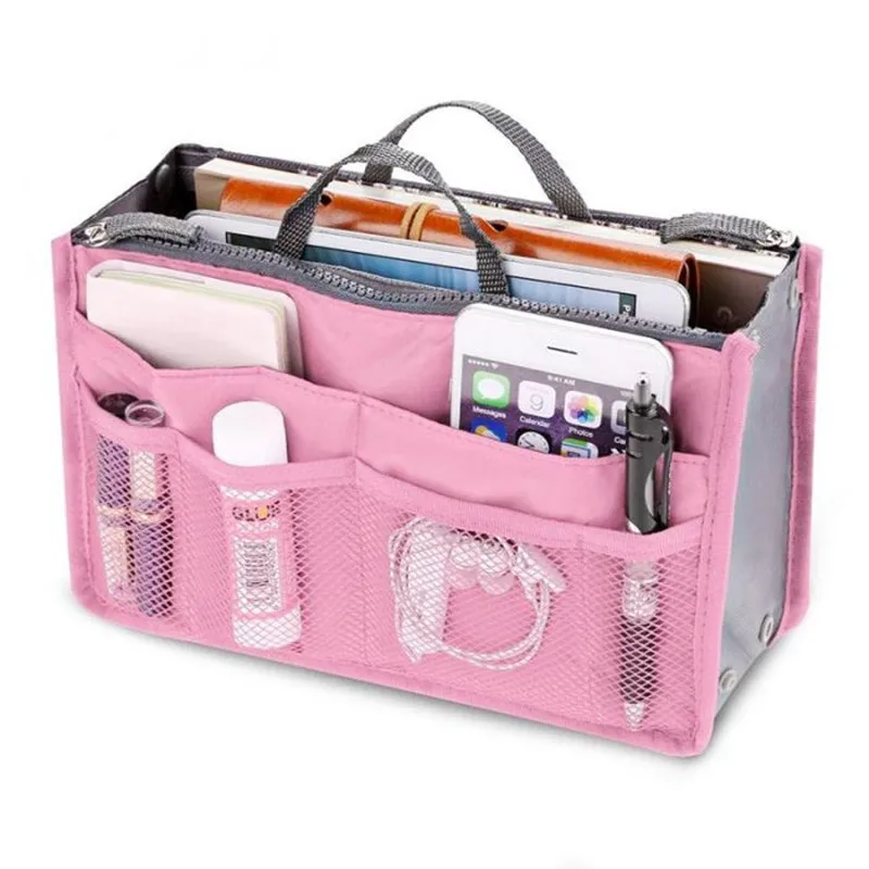  New Women's Fashion Bag In Bags Cosmetic Storage Organizer Makeup Casual Travel Handbag Organizador