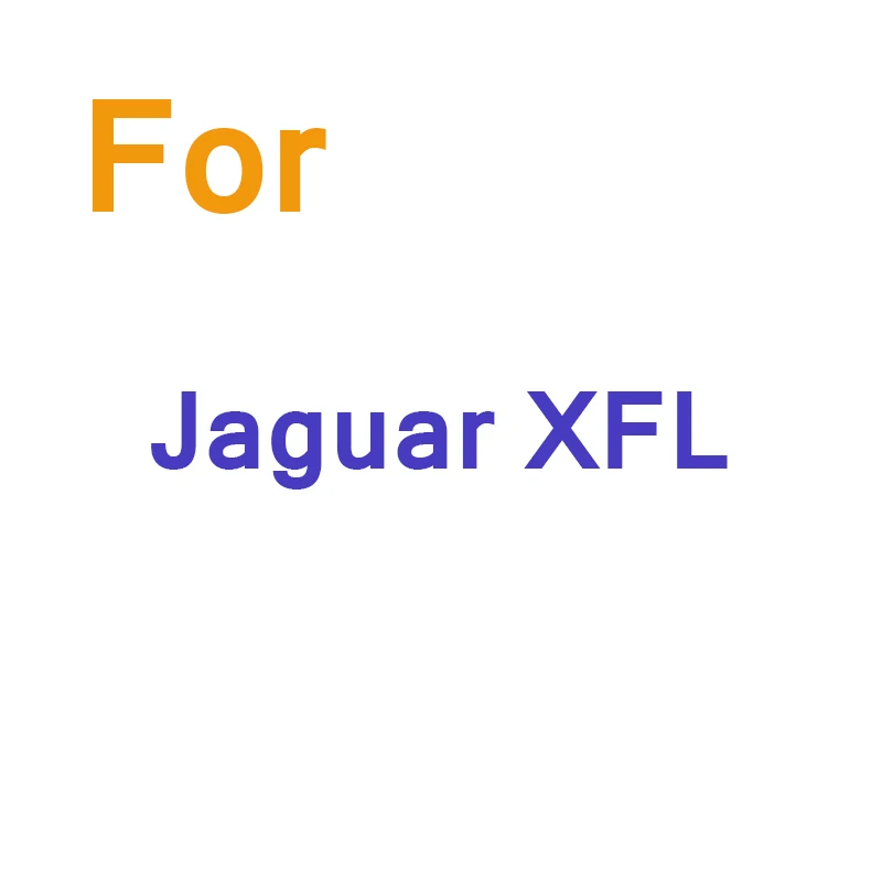 Cawanerl резиновая прокладка для автомобиля Edge Обрезной уплотнитель уплотнительная прокладка комплект шумоизоляция самоклеющаяся для Jaguar XJ X-type XFL - Цвет: For Jaguar XFL