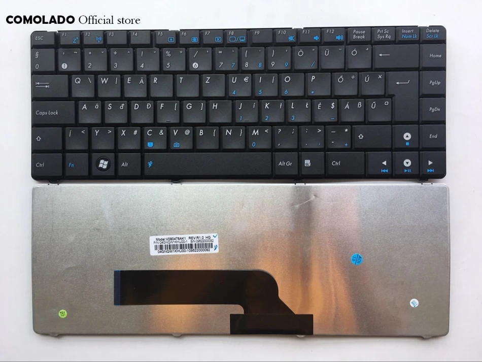HU Hungary keyboard For ASUS K40 K40AC K401 K40IE K40IN K40AB K40AN K40A x8ain X8AC X8AE K40E X8IC X8E black Keyboard HU Layout