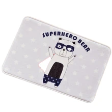 Мультяшный медведь печати ковер для коврик для гостиной Ванная комната Кухня Нескользящие абсорбирующие tapete украшение в детскую комнату коврик/ковры