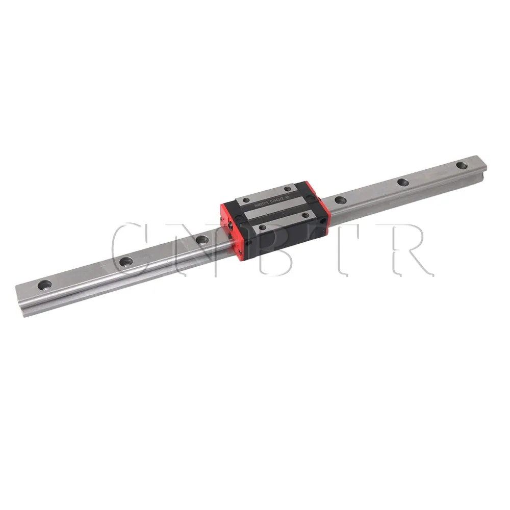 

CNBTR HGH20CA Linear Guide Rail Sliding Block & 400mm HG20 Linear Sliding Guide Rail Guideway