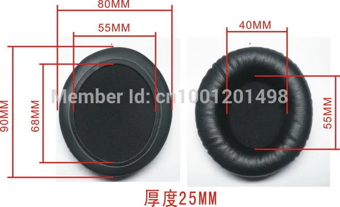 Replace the earmuffs Protein ear pads earpad for Sennheiser HD485 MM550 PX360 HD465 Headset headphones cushion 