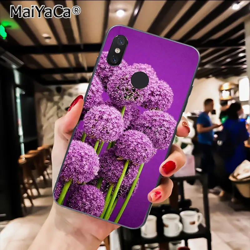MaiYaCa Бесконечность на фиолетовый цветочный узор чехол для телефона Xiaomi Redmi8 4X 6A Redmi