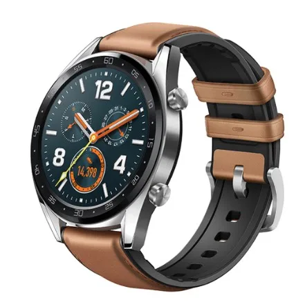 Huawei Watch GT Смарт часы Поддержка gps NFC 14 дней Срок службы батареи 5 атм водонепроницаемый телефонный Звонок трекер сердечного ритма для Android IOS - Цвет: Classic Edition