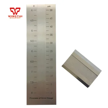 

BGD242/2 (0-50um) stainless steel Scraper Fineness Gauge/hegman grind gauge/paint gauge