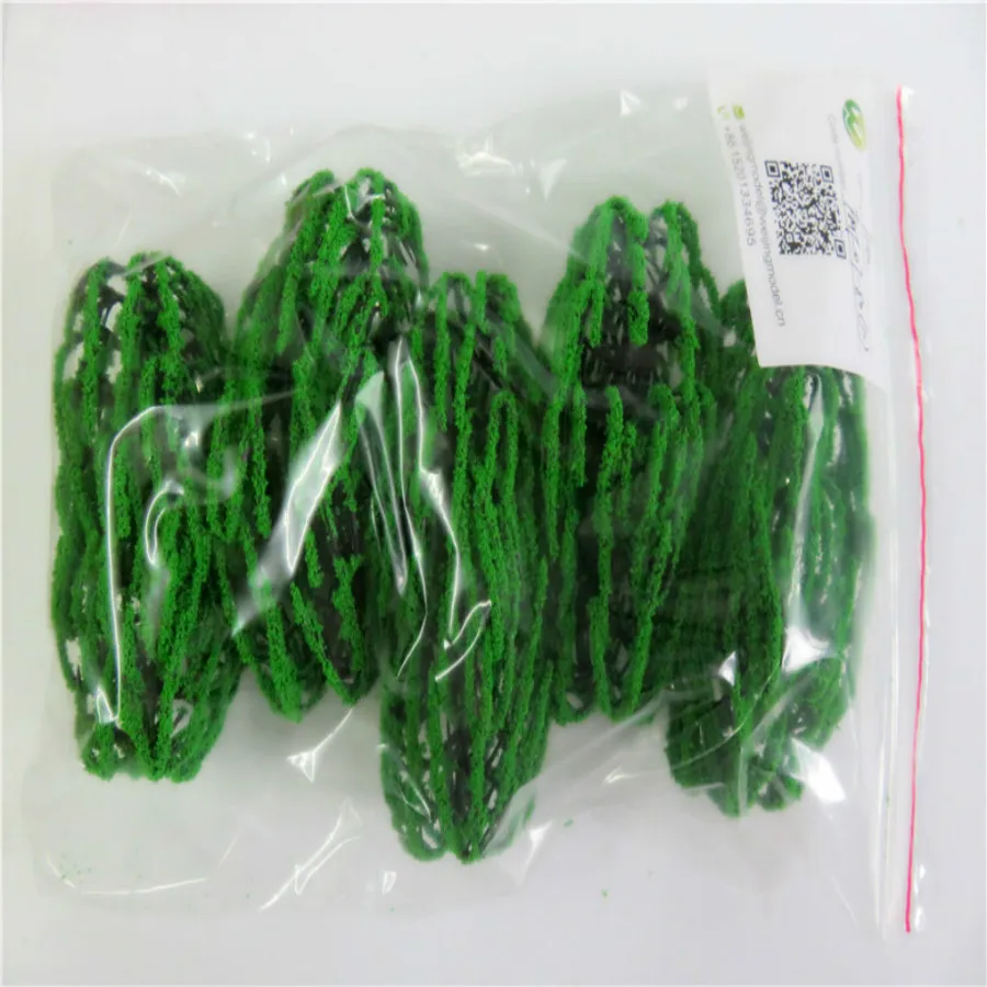 new architecture 3d scale artificial plastic model  green tree  layout33