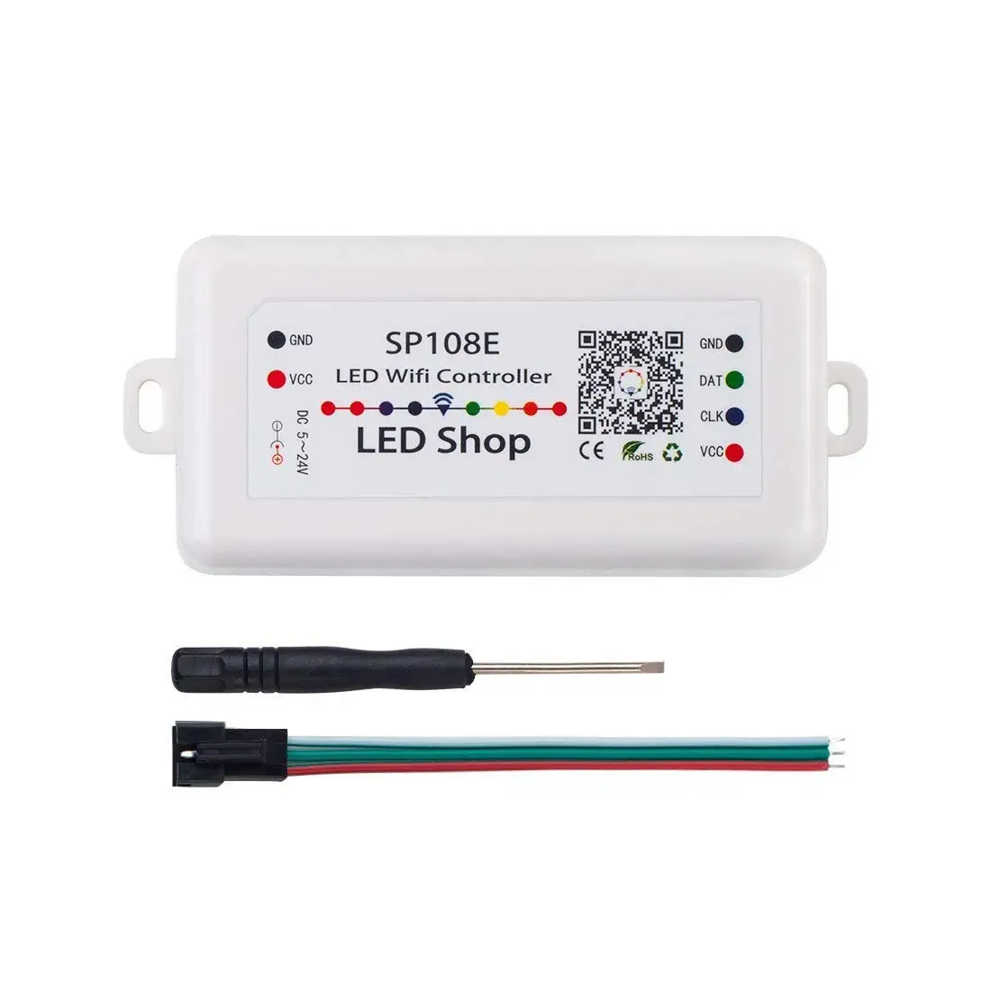 SP108E беспроводной Bluetooth контроллер приложение WS2811 WS2812B WS2801 SK6812 APA102 индивидуально
