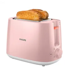 Тостер драйвер Полностью автоматический домашний тостер встроенный тостер с пылезащитной крышкой розовый