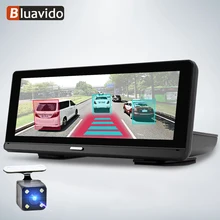 Bluavido 8 дюймов Android 4G Автомобильный видеорегистратор Камера gps навигация ADAS FHD 1080P Автомобильный видеорегистратор ночное видение Wi-Fi удаленный монитор видеорегистратор