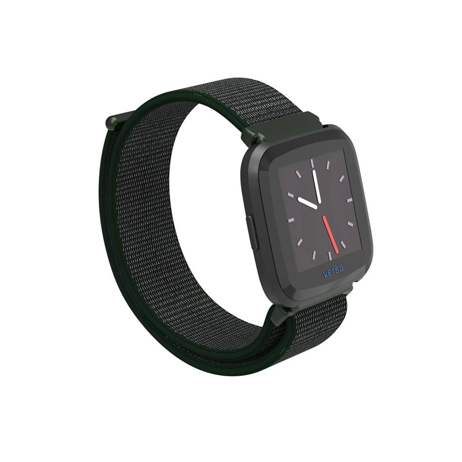 YUEDAER Розовый Нейлоновый смарт-ремешок для Fitbit Versa браслет с магнитной палкой ремешок для Fitbit Versa ремешок для женщин и мужчин