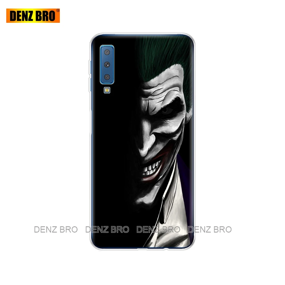 Силиконовый чехол-накладка для samsung Galaxy A7 с красочным принтом для samsung A7 A750 A750F 6,0 дюймов - Цвет: 61775