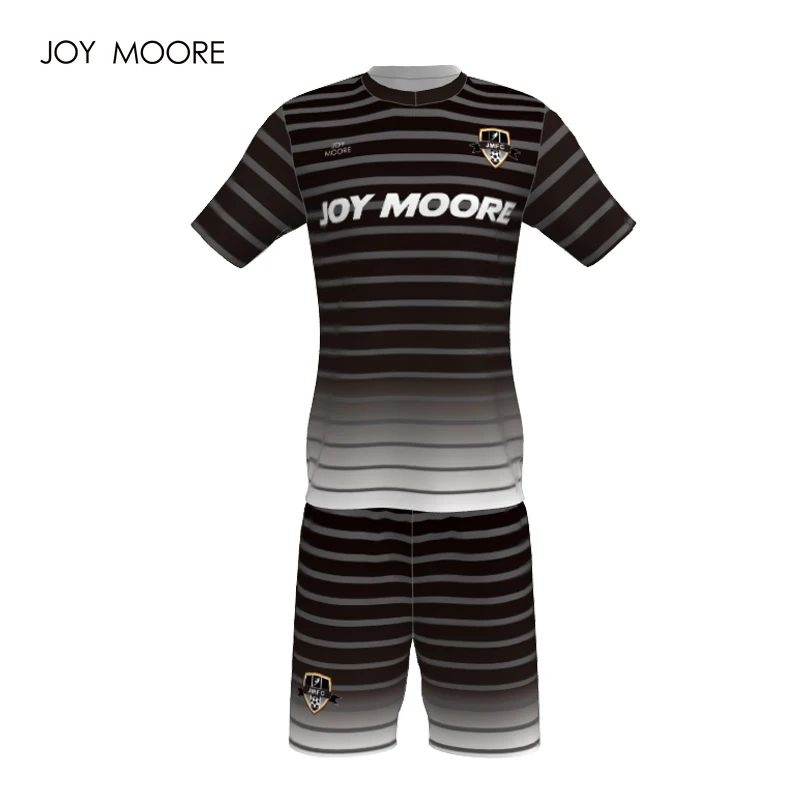 black and white soccer jersey