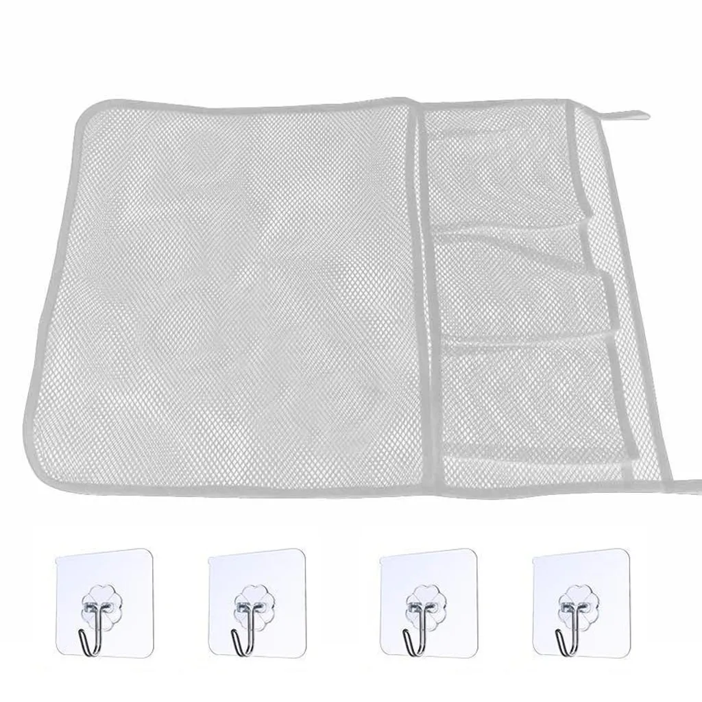 Мультяшные настенные кухонные сумки для хранения ванной вязаная Сетчатая Сумка