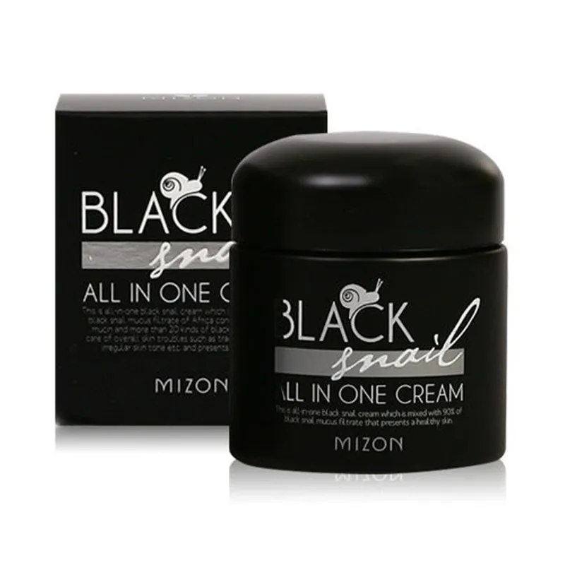 

MIZON Black Snail All In One Cream 75ml Anti Wrinkle Cream Snail Moist Nourishing Facial Cream Lift Firming Whitening Nourishing