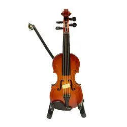 1 набор мини-скрипка с чехлом для 1:12 весы кукольный домик домашний декор для спальни музыкальный инструмент миниатюрный подарок