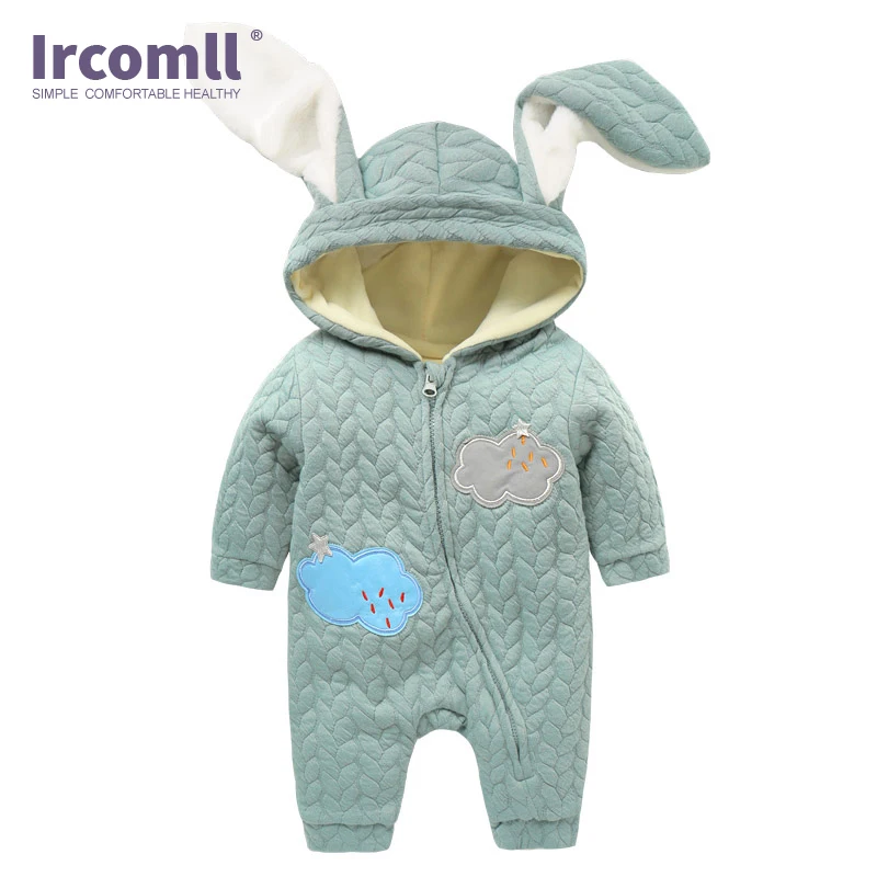 Детская одежда Ircomll Осенний комбинезон с капюшоном для мальчиков и девочек