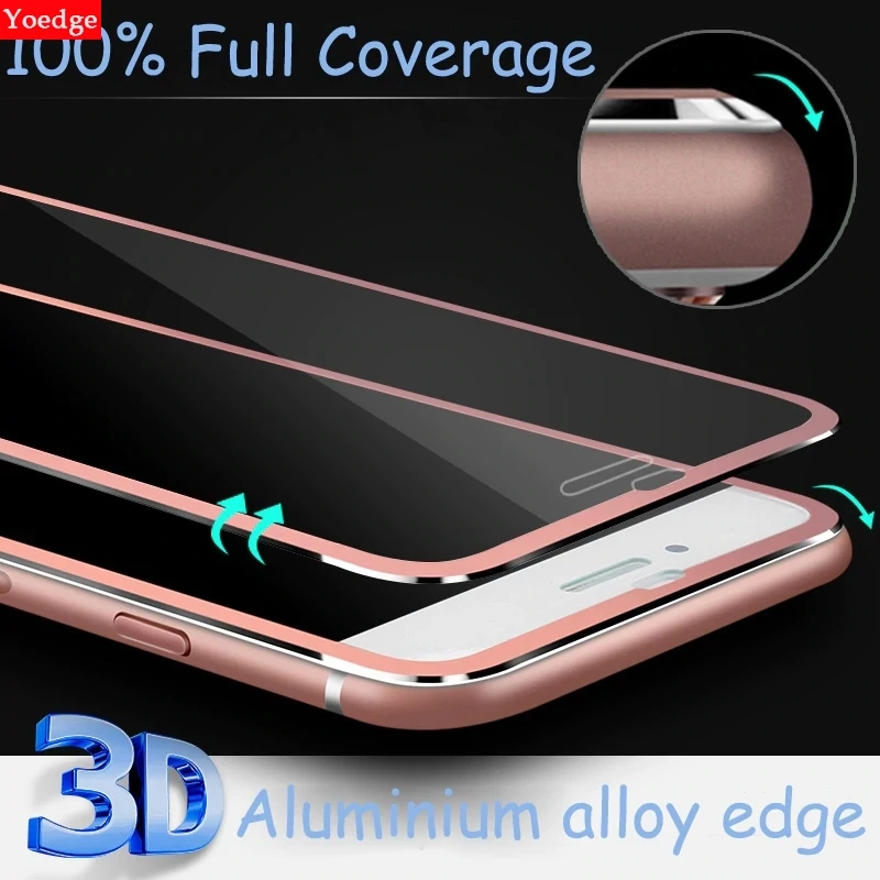 3D закругленные края крышка Закаленное стекло для iPhone 6 6S 5 5S SE 5C 11 Pro X XR XS MAX 7 8 Plus Аксессуары для телефонов полная защитная пленка