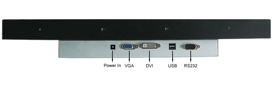 10.4 inch 4:3 open frame touch monitor for machine 4-Wire Resistive usb touch screen monitor.VGA input monitor