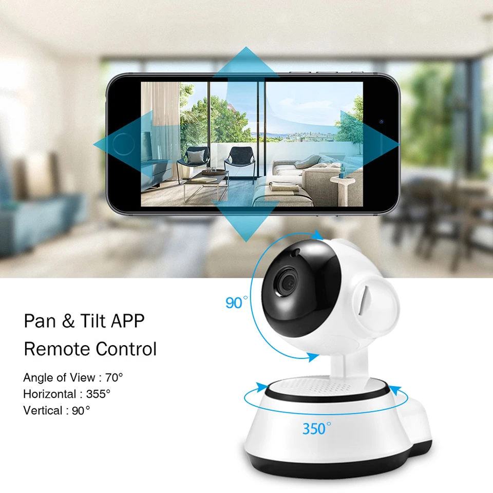 Беспроводная камера видеонаблюдения ANBIUX IP Wi Fi 1080P 720P аудио P2P ночное видение